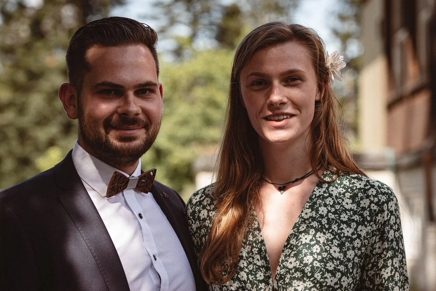 Lucas und Stefanie Gleinig nebeneinander